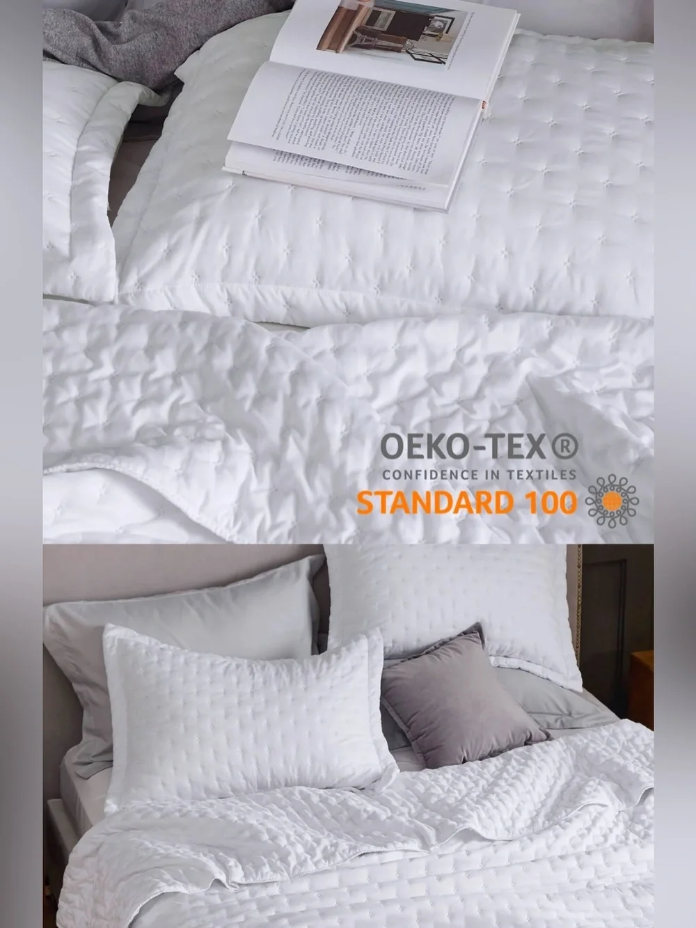 Bedsure crisp white